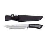 Xtreme | 12″ Hunting Knife – Fixed Blade with Wooden Handle & Pearl Inlay (XTR-HKN086) Fixed Blade Knife Canadian Distributor