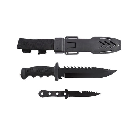 Xtreme | 12″ Survival Hunting Knife Set – Fixed Drop Point Blade with Throwing Knife & Tactical Sheath (XTR-HKN117) Fixed Blade Knife Canadian Distributor