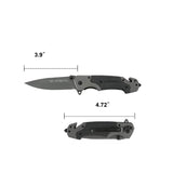 Xtreme | 8″ Pocket Knife Gift Set – Multifunctional Folding Knife with Flashlight & Flint (XTR-HKN135) Folding Knife Canadian Distributor