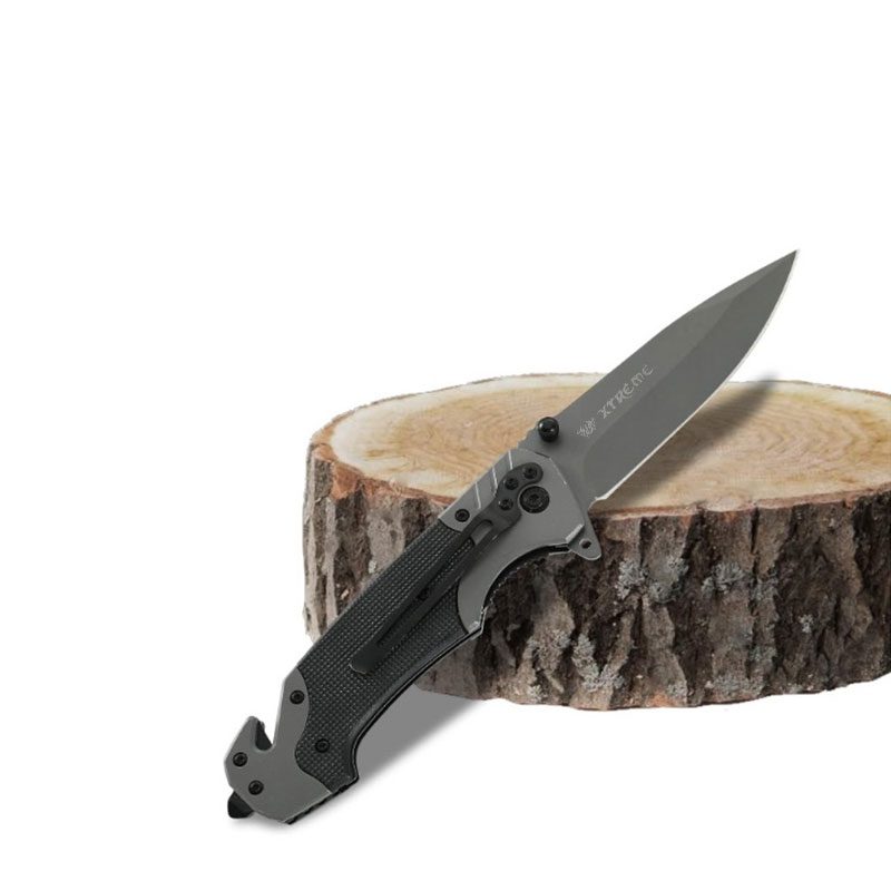 Xtreme | 8″ Pocket Knife Gift Set – Multifunctional Folding Knife with Flashlight & Flint (XTR-HKN135) Folding Knife Canadian Distributor
