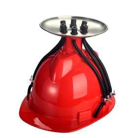 Helmet Smoking Device [YD3006] Balloon · Party · Game Canadian Distributor Red