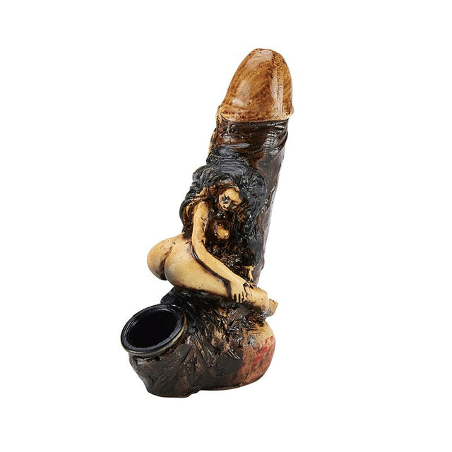5" Smoking Pipe Girl 1 Design [YDS-004] Resin Pipe Canadian Distributor