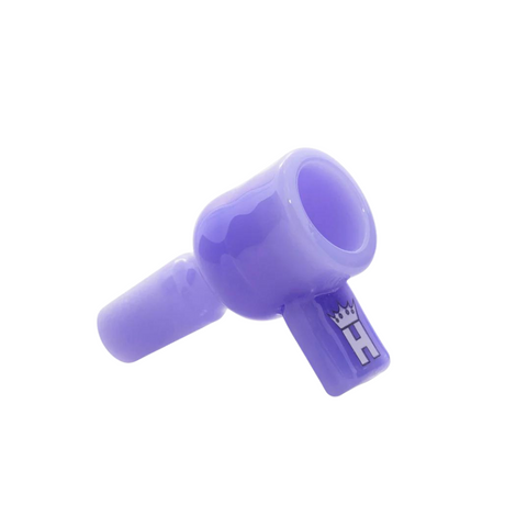 Hoss Glass | 14mm Full Colour Screen Bowl with Square Handle [YX21AC] Bowl · Banger · Oil Burner Smoking Cat Distribution Milk Purple