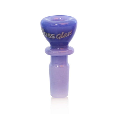 Hoss Glass | 19mm Full colour chunky snapper bowl [YX20C] Bowl · Banger · Oil Burner Smoking Cat Distribution Milk Purple