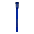 Hoss Glass | 6.25" Flush Mount Open Ended full Colour Downstems [YX23C] Downstem · Bowlstem Smoking Cat Distribution Blue