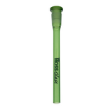 Hoss Glass | 6.25" Flush Mount Open Ended full Colour Downstems [YX23C] Downstem · Bowlstem Smoking Cat Distribution Green