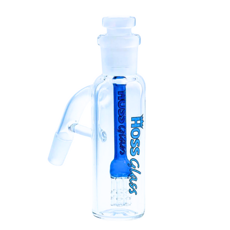 Hoss Glass | 14mm Ash Catcher with 6 Arm Downstem [YX39] Ashcatcher · Percolator · Filter · Mouthpiece Smoking Cat Distribution Blue