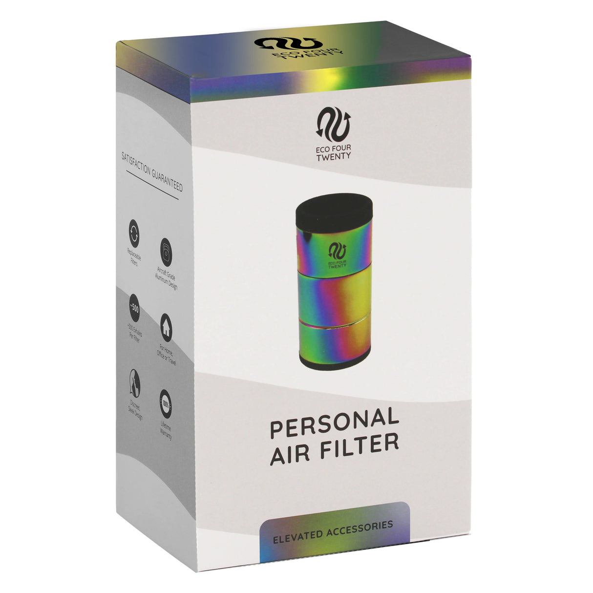 Eco Four Twenty Starter Set Personal Air Filter with eco-friendly replacement filter system