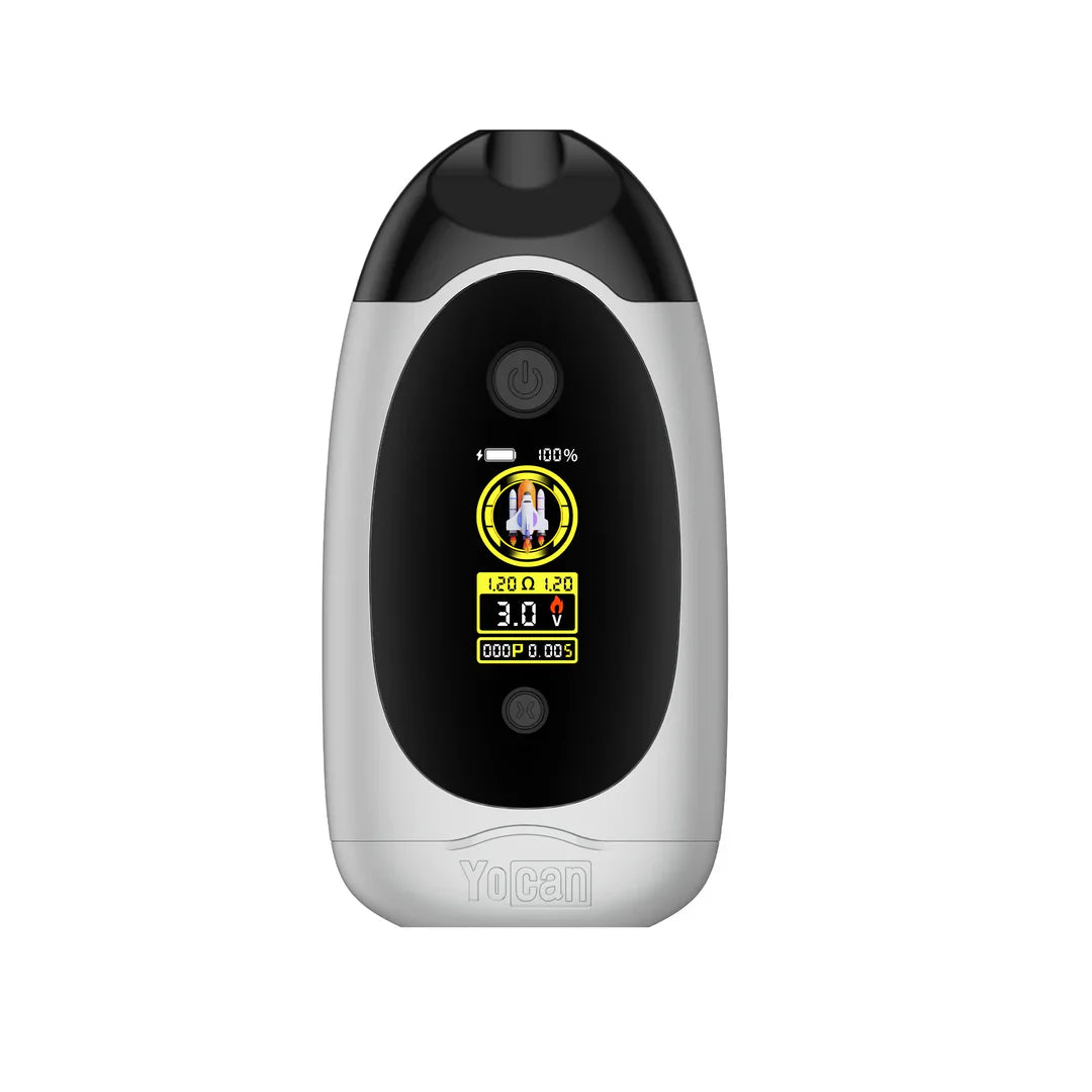 Yocan | Dubb Dual Cartridge Digital Vaporizer Assorted Colours 510 Battery Smoking Cat Distribution(S) SILVER