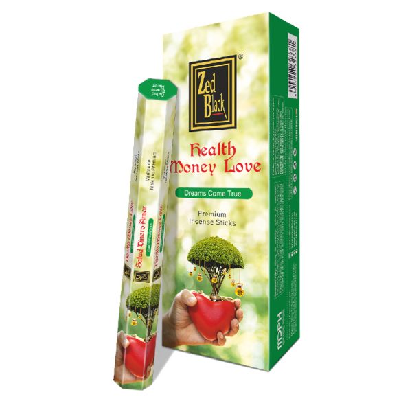 Zed Black | Premium Incense Sticks – 6 pack Incense Canadian Distributor Health Money Love