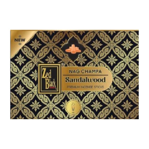 Zed Black | Chakra Incense Sticks – 15g, 12 Packs/Box Incense Canadian Distributor Nag Champa Sandal Wood