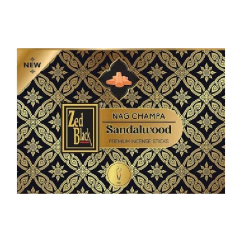 Zed Black | Chakra Incense Sticks – 15g, 12 Packs/Box Incense Canadian Distributor Sandal Wood Flora