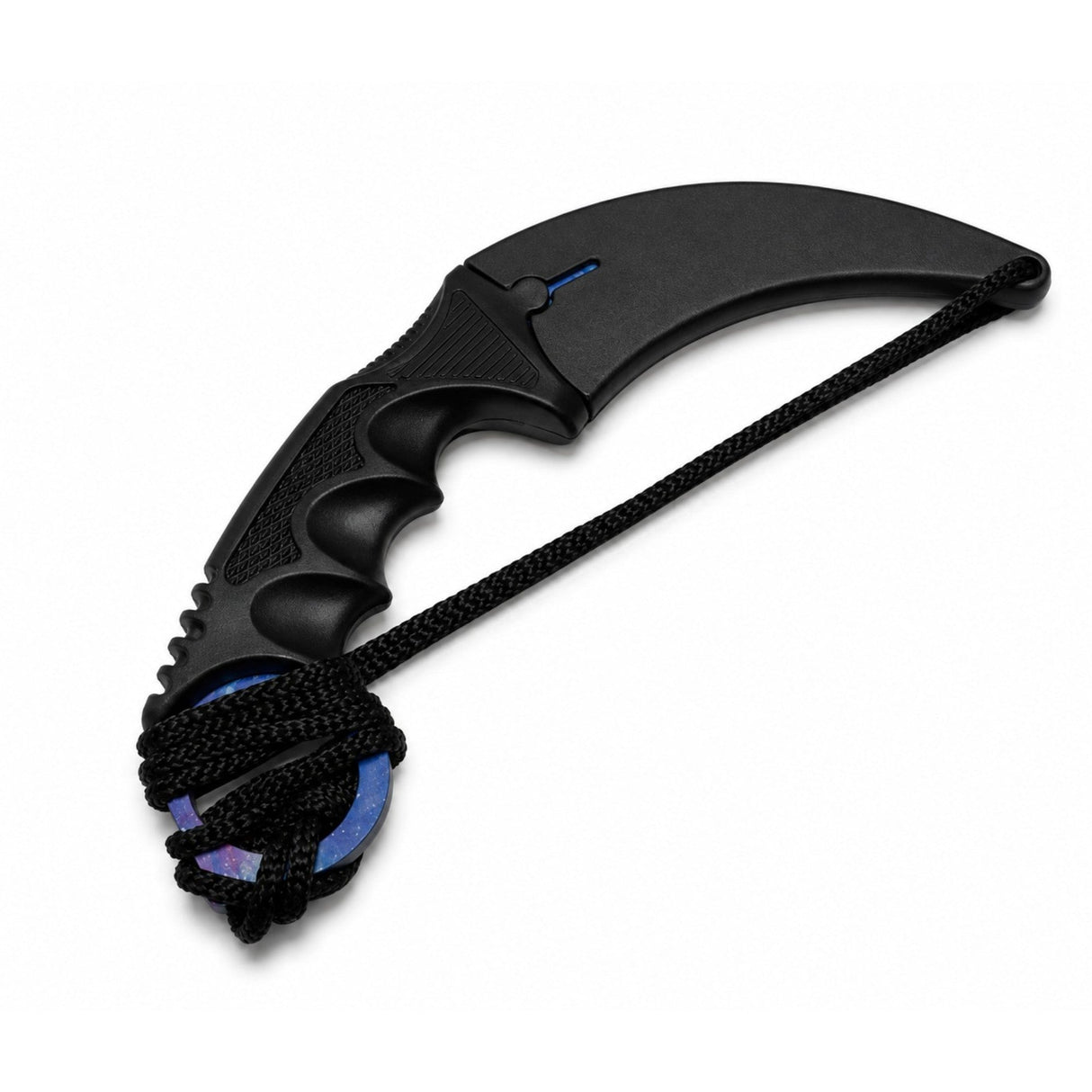 7.5" Non-Sharpened Practice Karambit Knife with Sheath – Assorted Designs