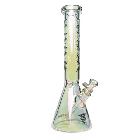 Red Eye Tek® | 15" 7mm Thick Terminator Traditions Series Multi-Pointed Hobstar Water Pipe - K31362 K31361 Glass Bong Smoking Cat Distribution Metalic Rainbow