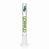 Cheech | 5.5" Diamond Downstems with Diffusion Cuts Downstem · Bowlstem Smoking Cat Distribution Green