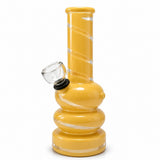 6" Colored Glass Bubble Waterpipe Glass Bong Super Supplys Inc Yellow