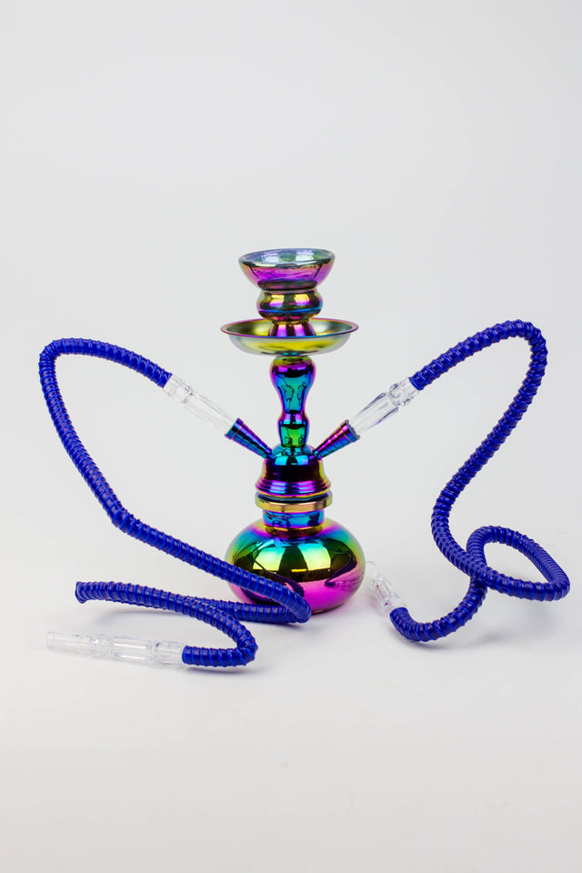 10" 2 hoses Electroplated Hookah [AK2265]- - One Wholesale