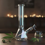 Xtreme | 10″ Metallic Terminator Finish Orion Beaker Base Glass Bong [XTR-MY008] – Box of 12 Glass Bong Canadian Distributor