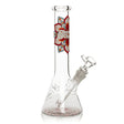 Cheech & Chong® Glass | 10" Mandala Glow in the Dark Beaker (CC174) Glass Bong Smoking Cat Distribution