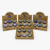 Genie | 4-Part 50mm 3D Grinder with Cubic Zirconia – Box of 6 [GR50] Regular Grinder BB Canada