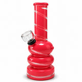 6" Colored Glass Bubble Waterpipe Glass Bong Super Supplys Inc Red
