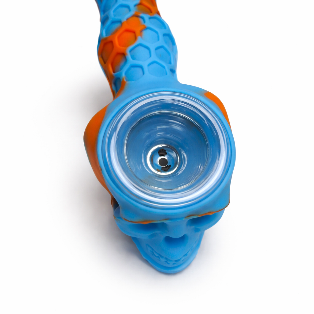 4.5" Skull Head Silicone pipe Silicone Pipe NIBO Distribution