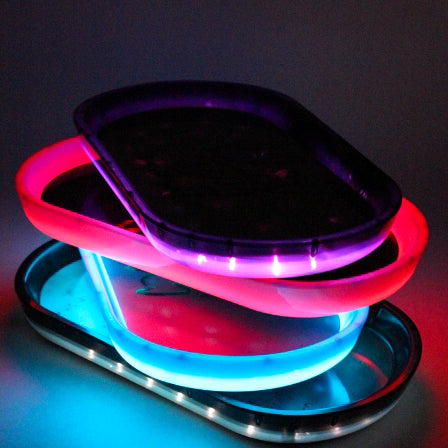 Rechargeble LED Rolling Tray Assorted designs