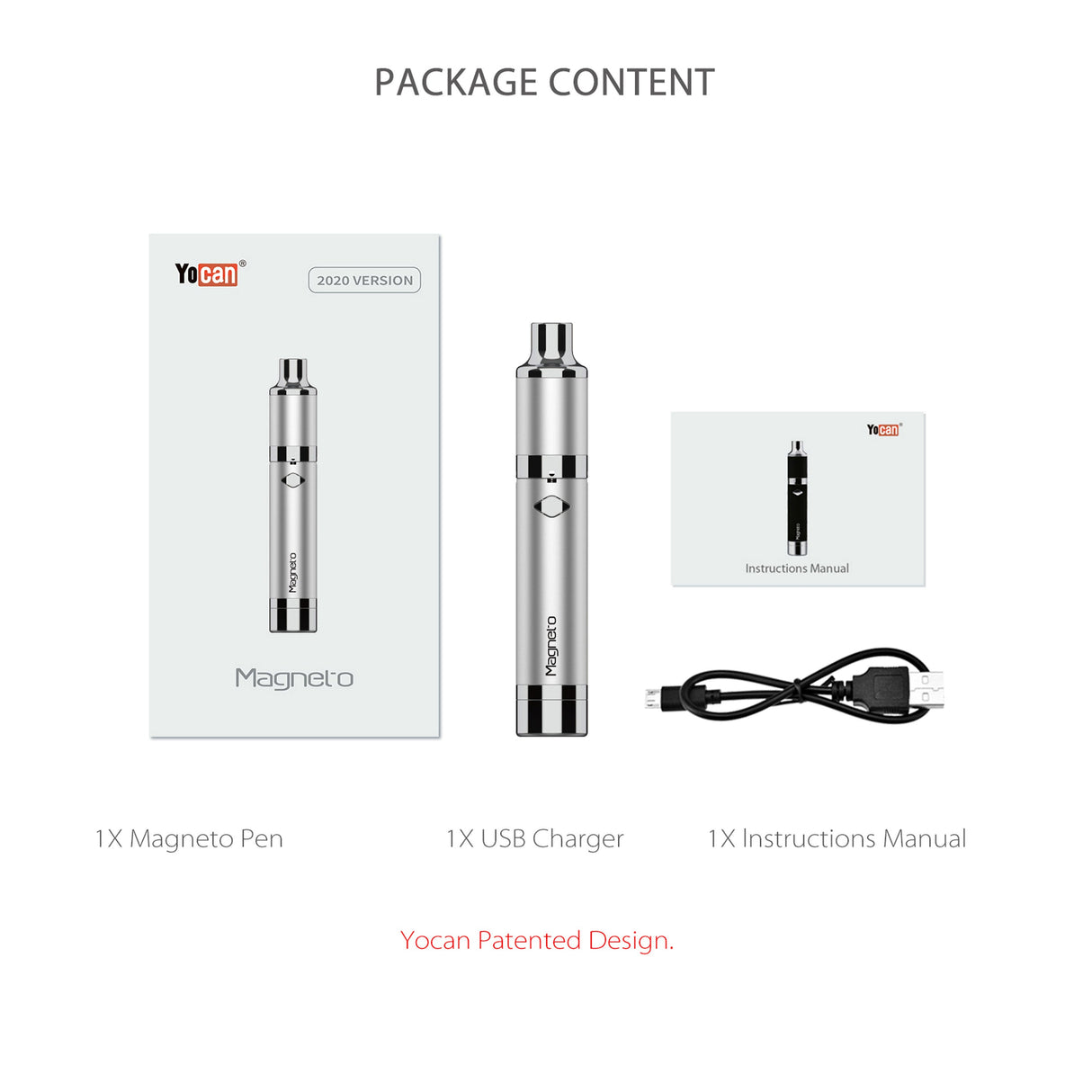 Yocan Magneto 2020 Version concentrate vape pen- - One Wholesale