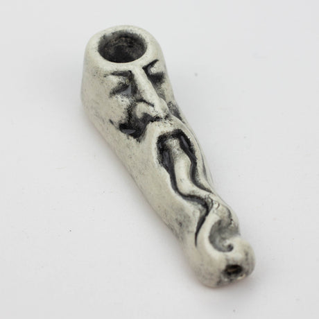 Handmade Ceramic Smoking Pipe [COLLECTIONS] Ceramic Pipe Black Piranha Designs Wizard