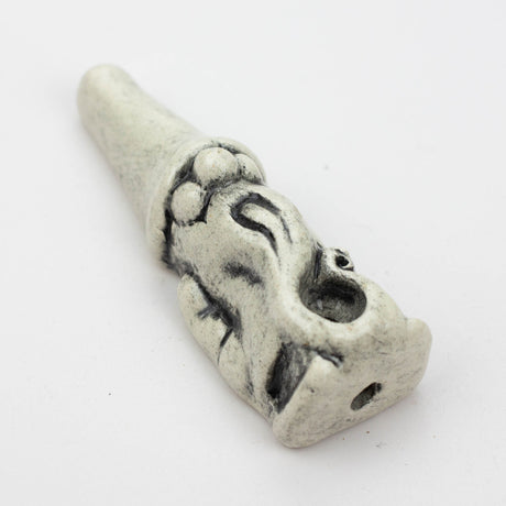 Handmade Ceramic Smoking Pipe [COLLECTIONS] Ceramic Pipe Black Piranha Designs Gnome