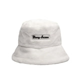 Blazy Susan | Fuzzy Bucket Hat Hat & Toque Smoking Cat Distribution White