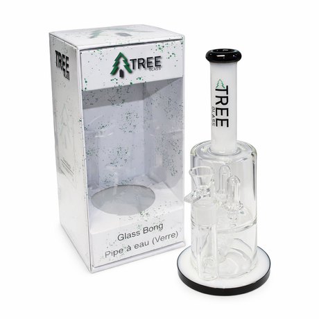 Tree Glass | 12" Fat Triple Dome Perc Bong Oreo Glass Bong Maq Distributors