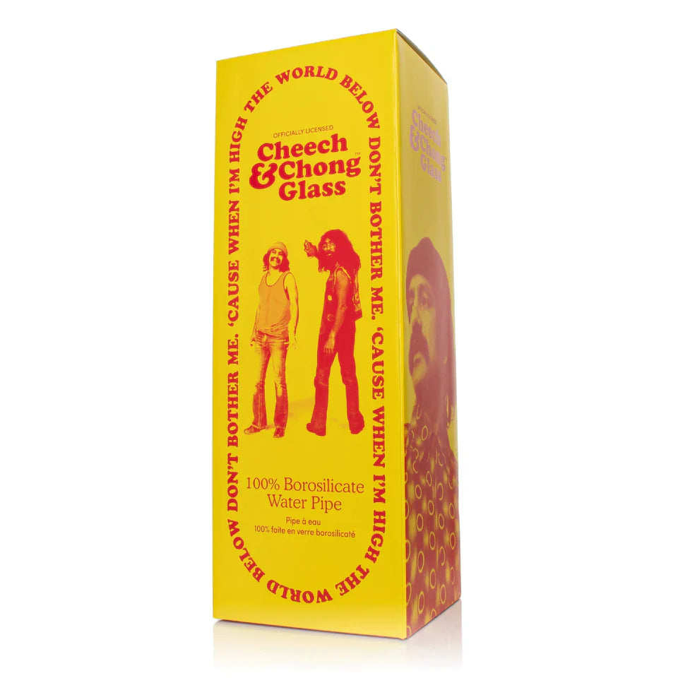 Cheech & Chong® Glass | 12" Basketball Jones Lean Back Beaker Tube [CC110] Glass Bong Smoking Cat Distribution