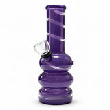6" Colored Glass Bubble Waterpipe Glass Bong Super Supplys Inc Purple