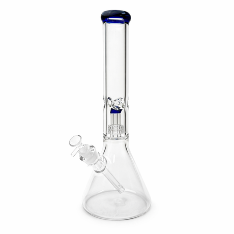 Z16" Color-Accented Glass Water Bong with Percolator Glass Bong 777 Smoke