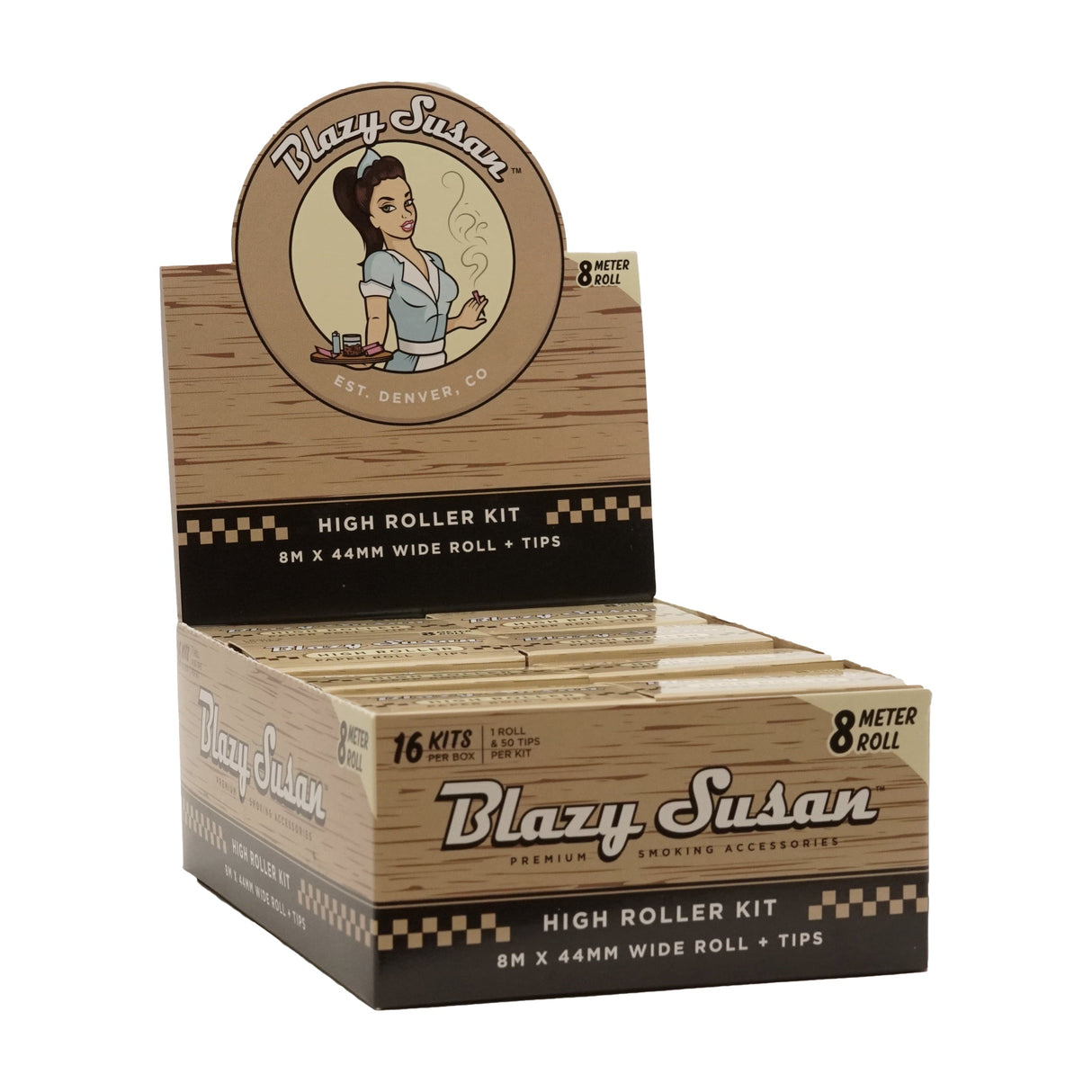 Blazy Susan | Unbleached High roller kit Box of 16