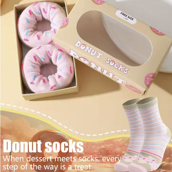 TRIM QUEEN | DONUT PINK SWIRL SOCKS Footwear Trim Queen