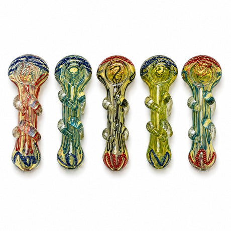 4" Wig Wag Glass Hand Pipe Glass Pipe Super Supplys Inc Default Title