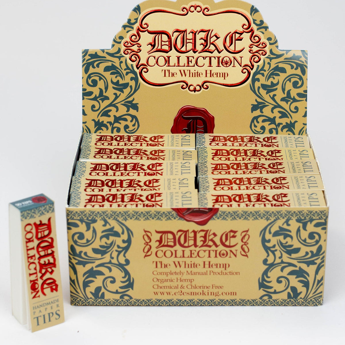 DUKE collection Handmade Paper Tips Box of 50 – JJ Trading Inc.