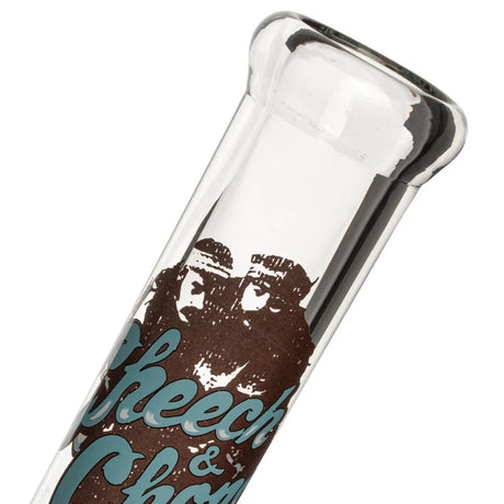 Cheech & Chong® Glass | 15" 7mm Thick Can I Be Blunt Beaker Base Water Pipe [CC165] Glass Bong Smoking Cat Distribution