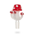 Red Eye Glass® | 14mm Amanita Pull-Out [194R] Bowl · Popper Smoking Cat Distribution Red