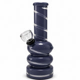 6" Colored Glass Bubble Waterpipe Glass Bong Super Supplys Inc Navy Blue