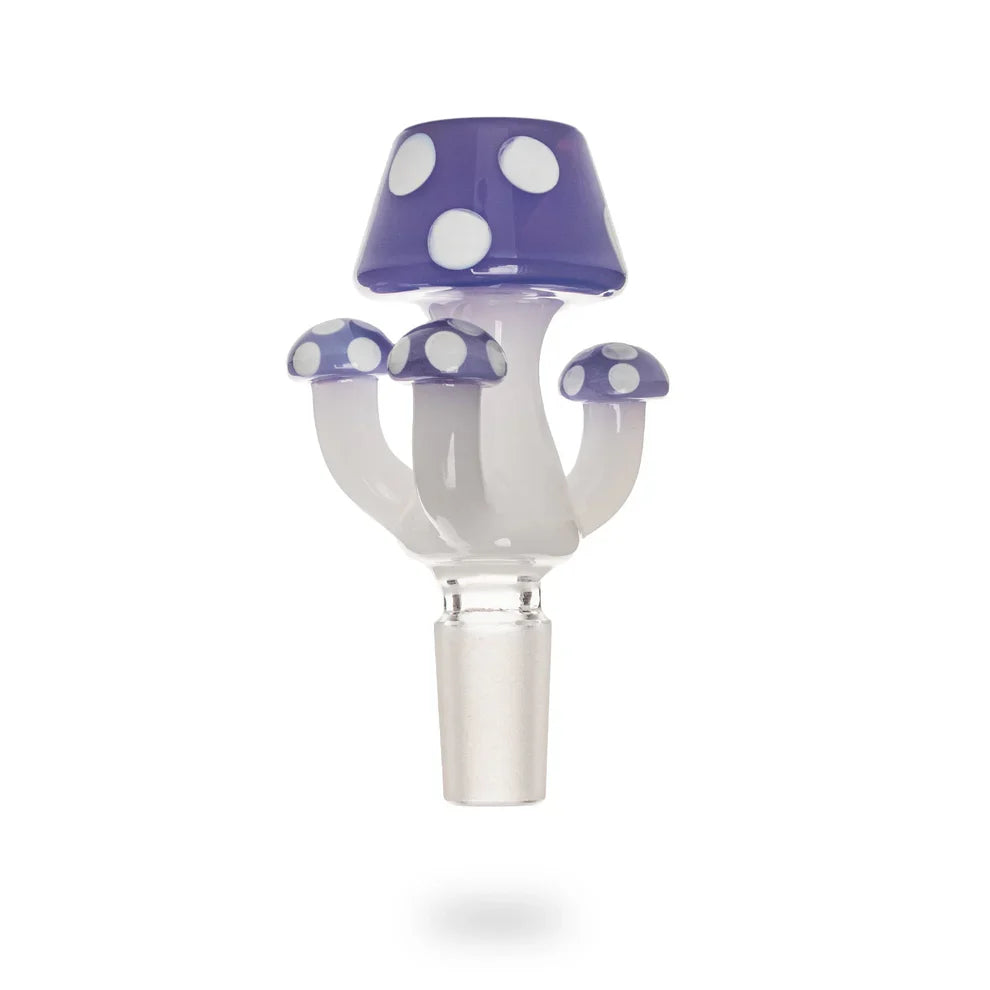 Red Eye Glass® | 14mm Amanita Pull-Out [194R] Bowl · Popper Smoking Cat Distribution Purple