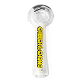 Cheech & Chong® Glass | 4.5" Bloat On Hand Pipe W/Ash Catcher Mouthpiece Glass Pipe West Coast Gifts