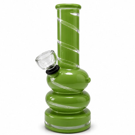 6" Colored Glass Bubble Waterpipe Glass Bong Super Supplys Inc Green