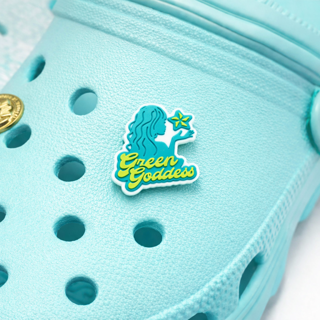 Green Goddess | 8-Pack Croc Charms Jewelry B Movin Distribution