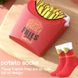 TRIM QUEEN | FRENCH FRIES SOCKS Footwear Trim Queen
