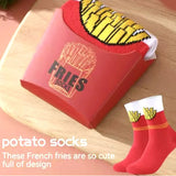 TRIM QUEEN | FRENCH FRIES SOCKS Footwear Trim Queen
