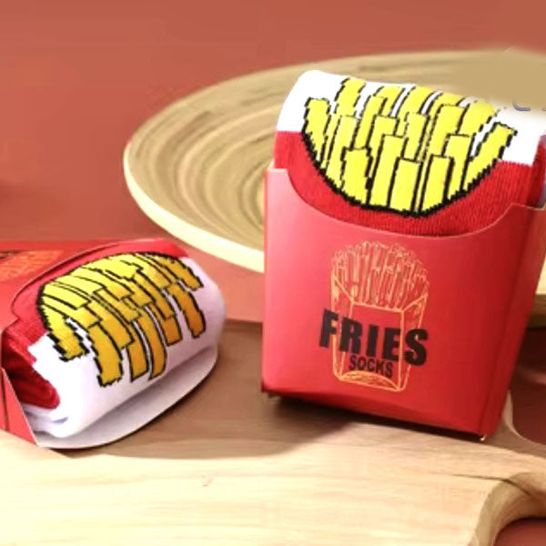 TRIM QUEEN | FRENCH FRIES SOCKS Footwear Trim Queen