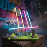 TBBC | Acrylic NEON Rolling Tray Tray THEBOOMBOXCLUB Canada